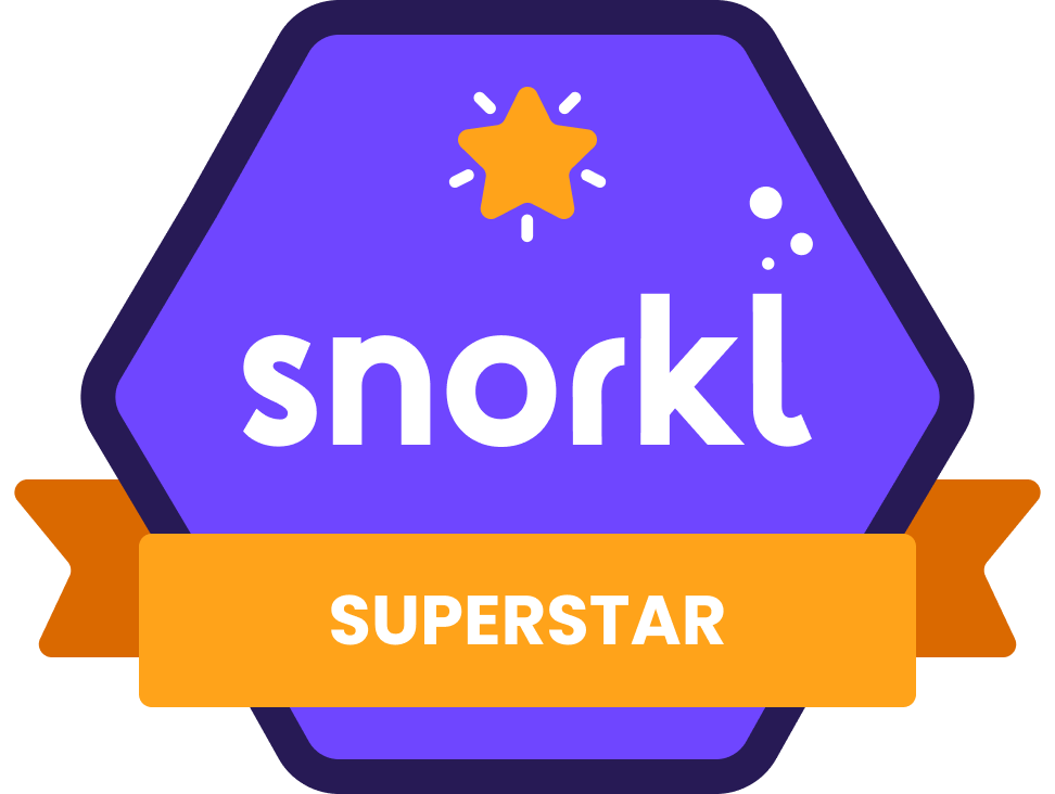 Snorkl Superstar Badge